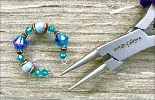 Kristal Wick's Memory Wire Wine Charms - , Hair Accessories, Zipper Pulls, Christmas Ornaments, Loops, Wire Loop, Wrapped Wire Loop, wine charms